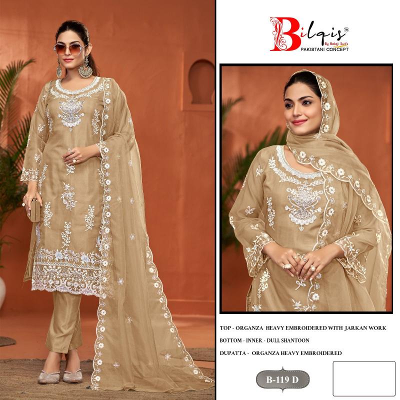 Bilqis B 119 ABCD Catalog pakistani suits online sale india
