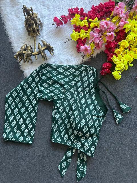 Blousewala Pure Cotton Print Blouse