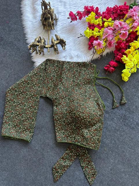 Blousewala Pure Cotton Print Blouse