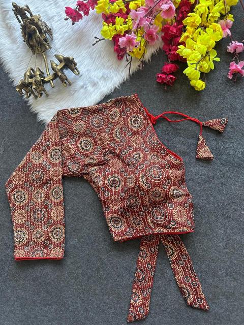 Blousewala Pure Cotton Print Blouse