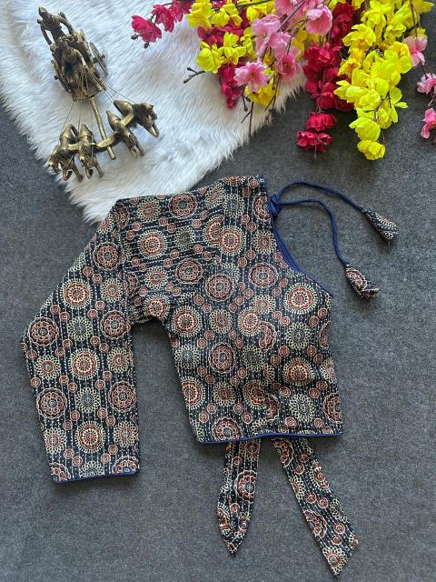 Blousewala Pure Cotton Print Blouse