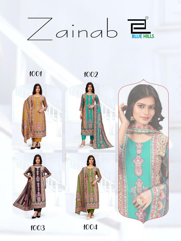 Blue Hills Zainab catalog best kurti wholesale market in india