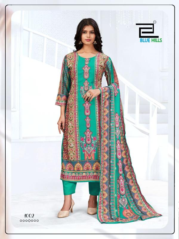 Blue Hills Zainab catalog best kurti wholesale market in india