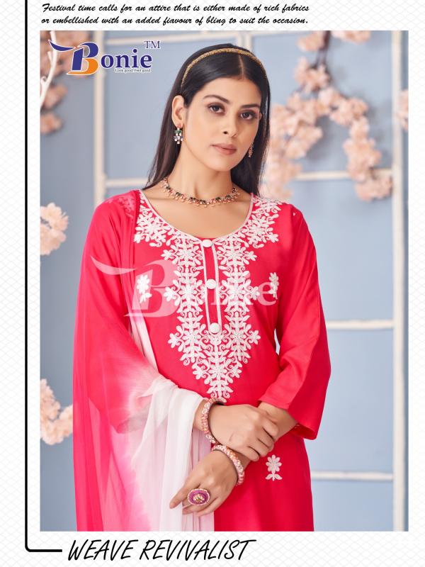 Bonie Vamika Vol 1 Catalog plazo kurti catalogue