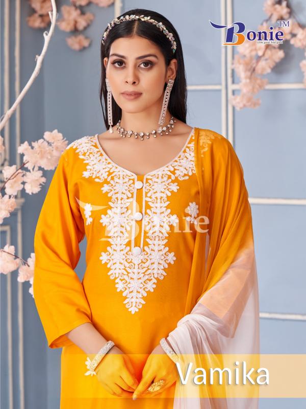 Bonie Vamika Vol 1 Catalog plazo kurti catalogue