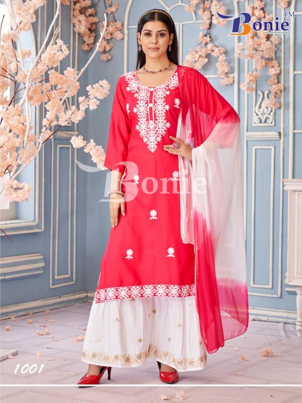 Bonie Vamika Vol 1 Catalog plazo kurti catalogue
