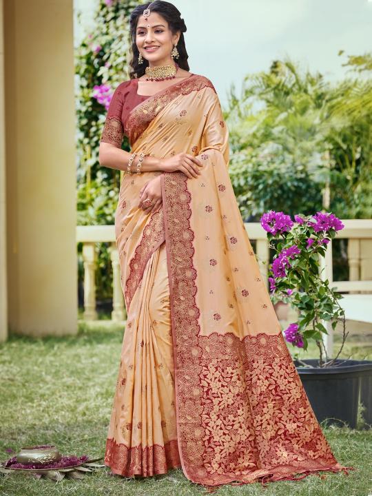 Bunawat Swara silk Catalog all border of india silk saree