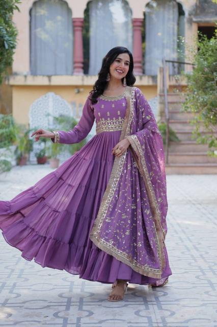 Felocity Luna Vol 14 Catalog Georgette Latest ladies kurti Gown design catalogue