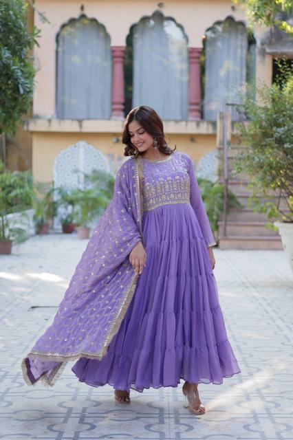Felocity Luna Vol 14 Catalog Georgette Latest ladies kurti Gown design catalogue
