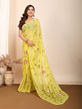 Dazira Maahi 167 Catalog Printed Georgette famous brands of saree in india