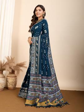 Dazira Maahi 168 Catalog Festive Wear Minakari Worked fabindia sarees online shopping india