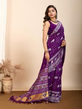 Dazira Maahi 168 Catalog Festive Wear Minakari Worked fabindia sarees online shopping india