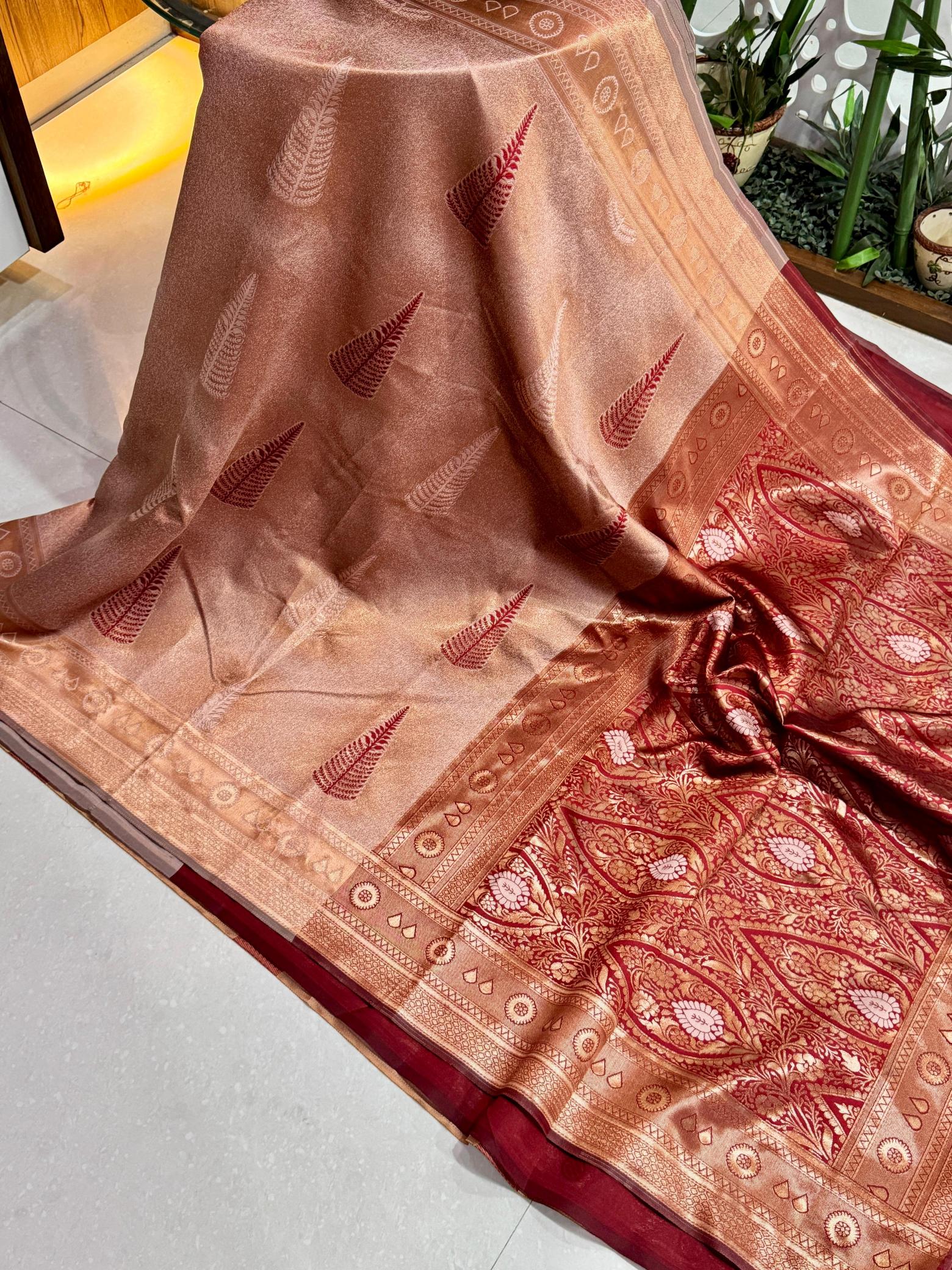 Dazira majestic Banarasi Silk Catalog actress in saree india five