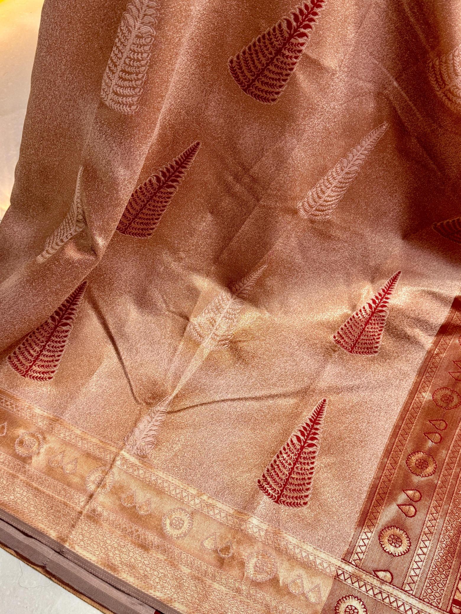 Dazira majestic Banarasi Silk Catalog actress in saree india five
