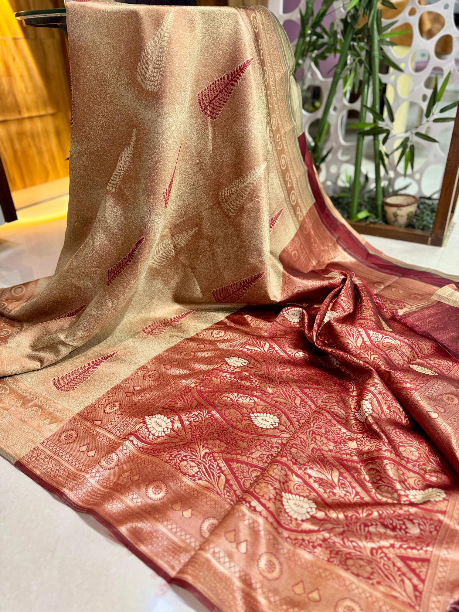 Dazira majestic Banarasi Silk Catalog actress in saree india five