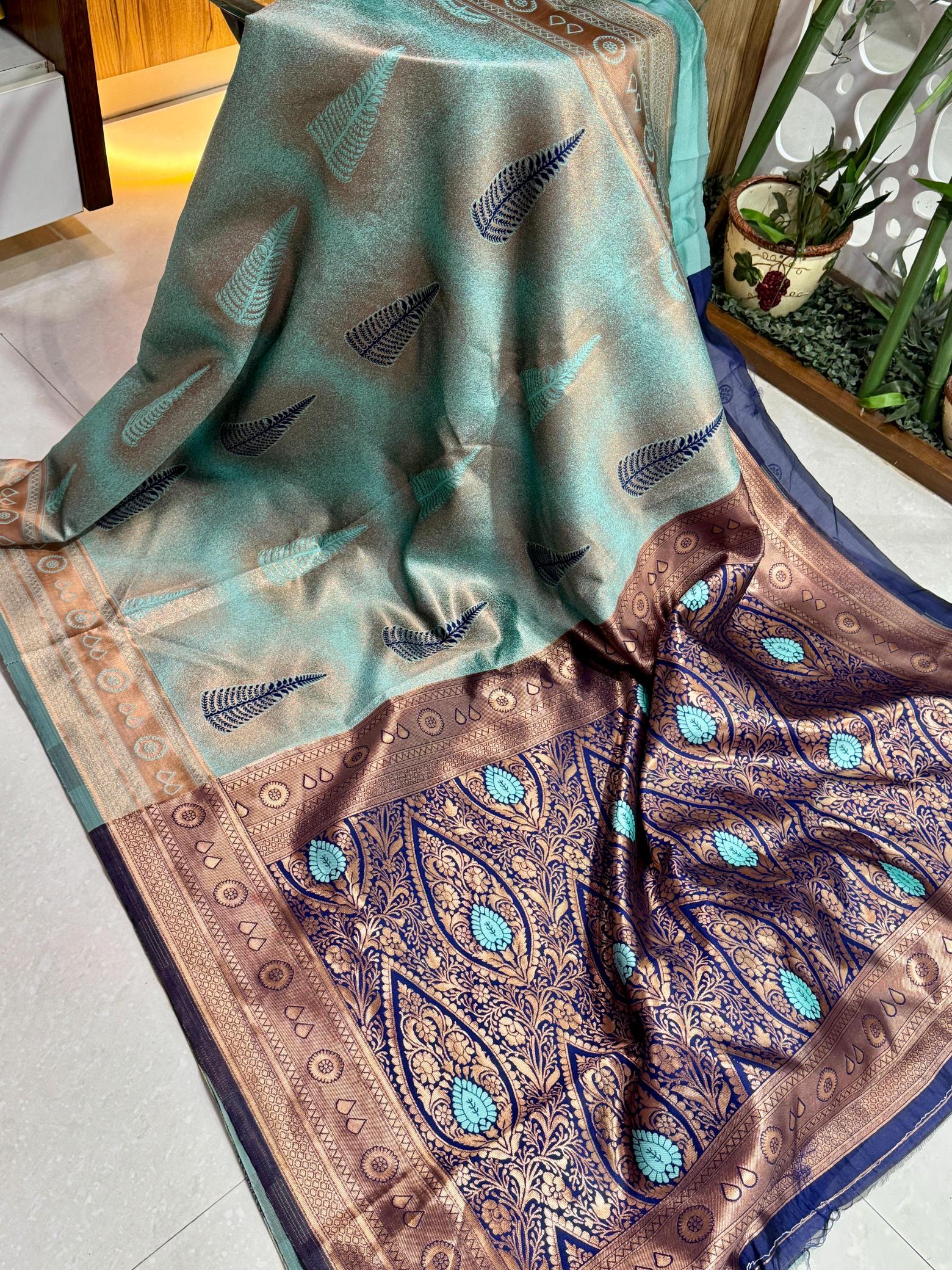 Dazira majestic Banarasi Silk Catalog actress in saree india five