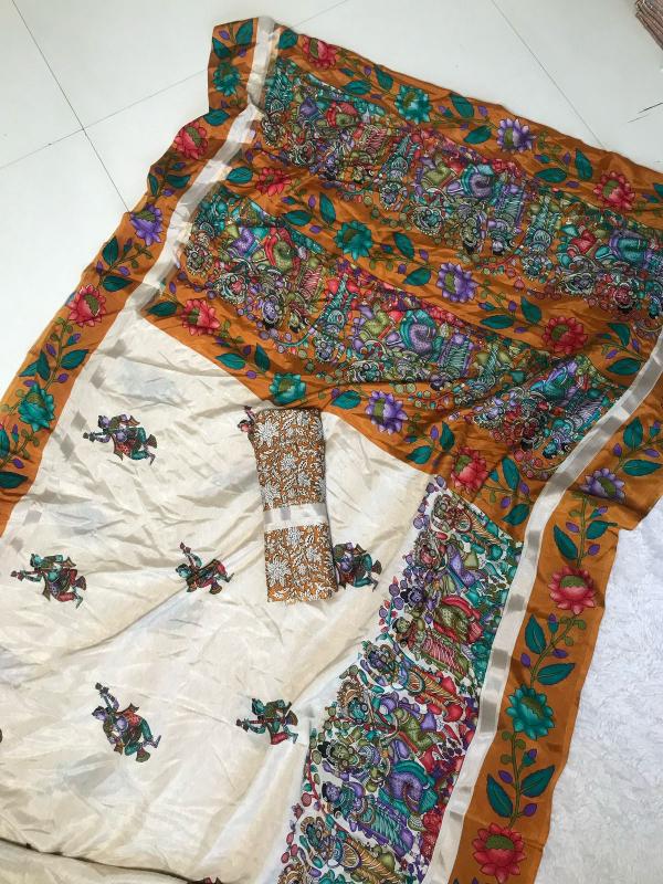 Dazira Zuhi Vol 10 catalog telia rumal cotton saree online india