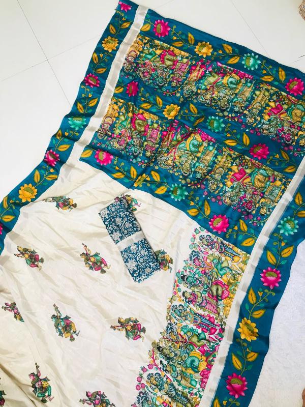 Dazira Zuhi Vol 10 catalog telia rumal cotton saree online india