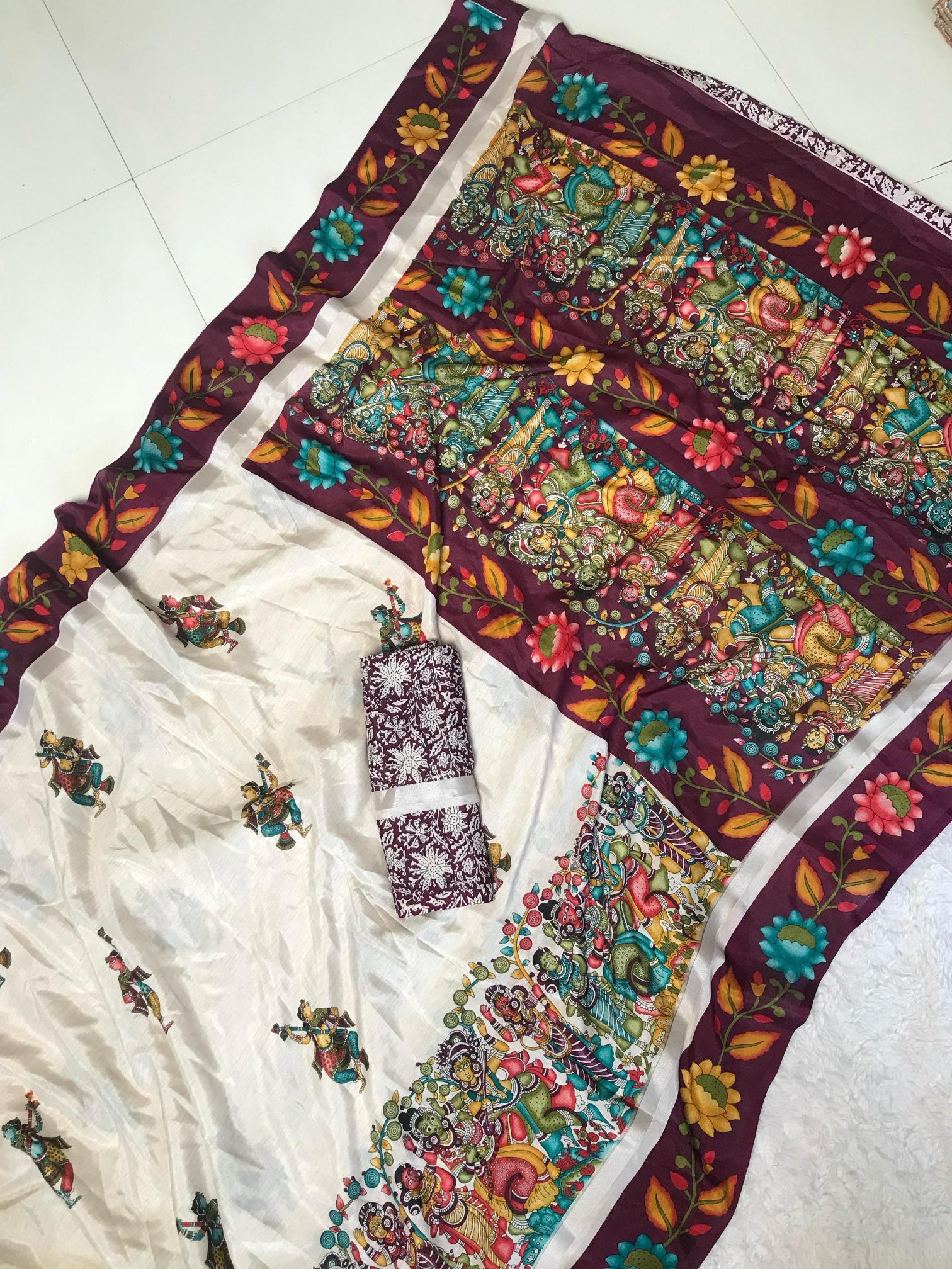 Dazira Zuhi Vol 10 catalog telia rumal cotton saree online india