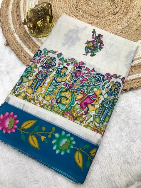 Dazira Zuhi Vol 10 catalog telia rumal cotton saree online india