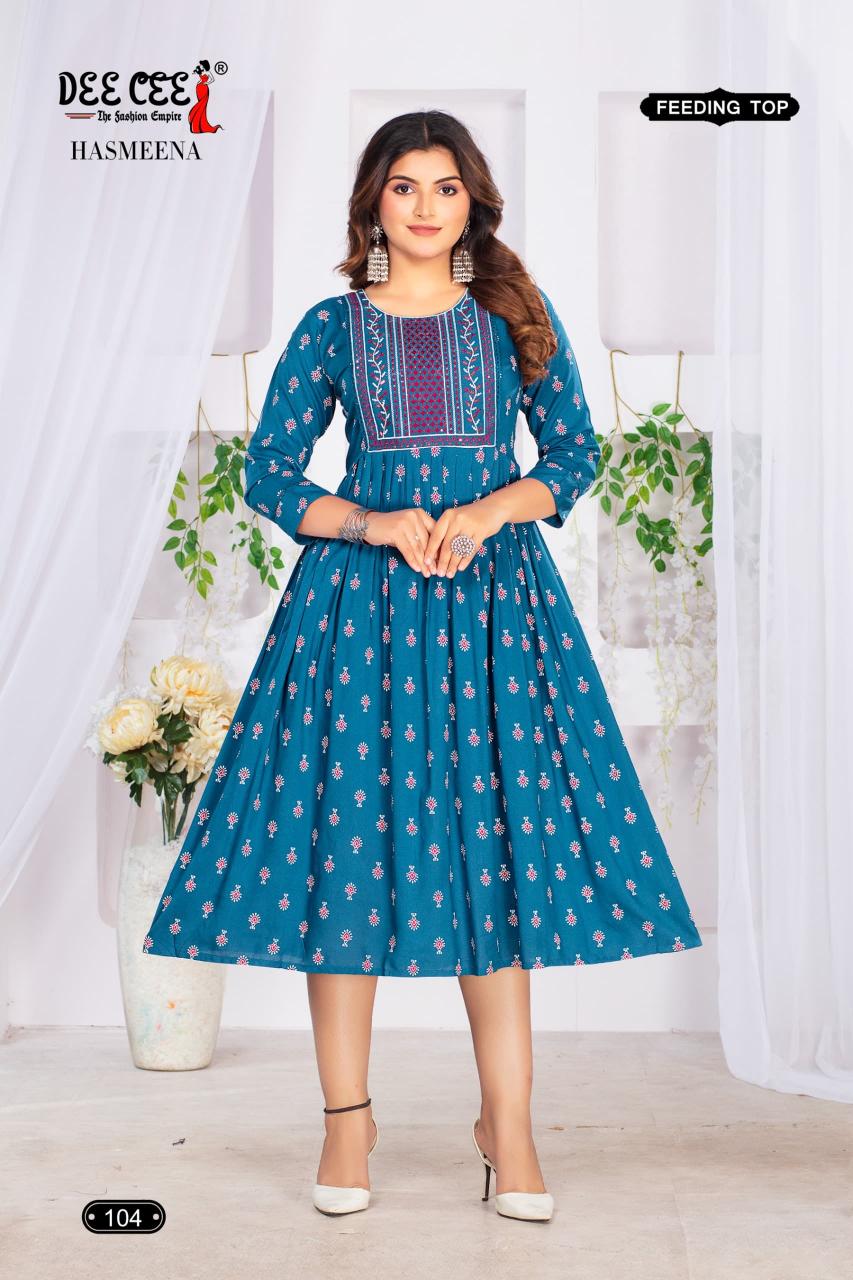 Deecee Hasmeena catalog ladies kurtas and kurtis from manufacture for wholesale