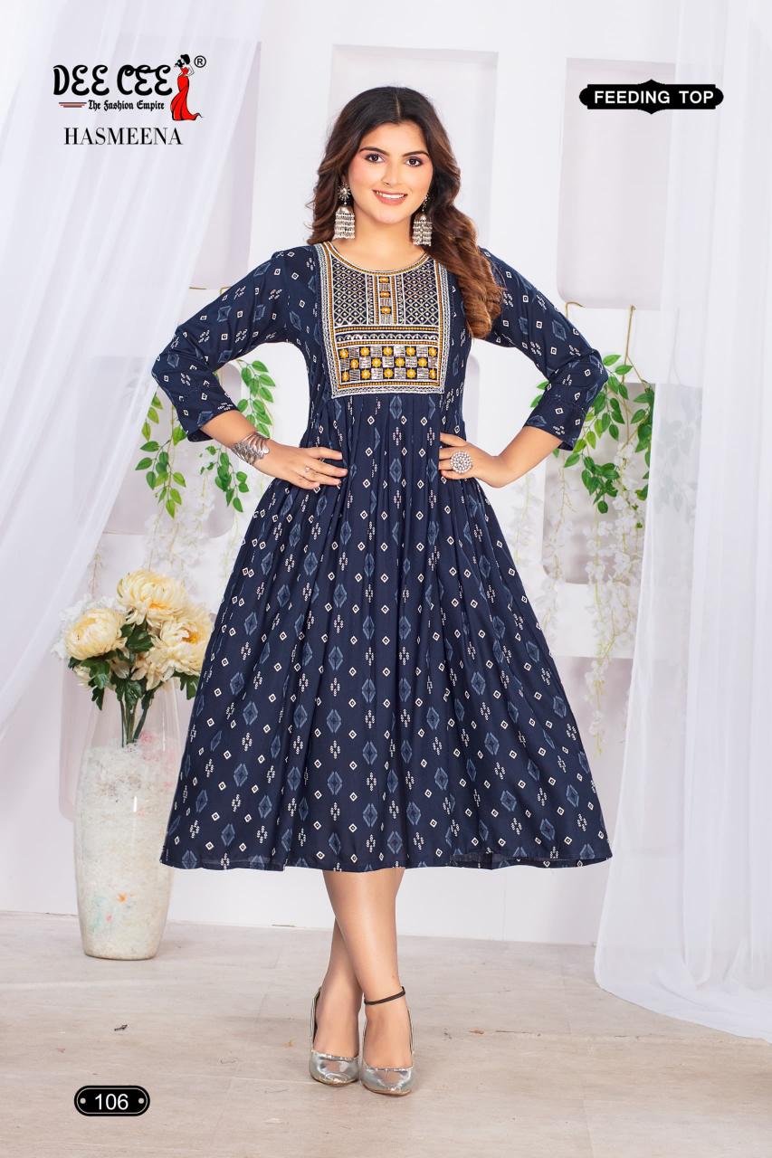 Deecee Hasmeena catalog ladies kurtas and kurtis from manufacture for wholesale