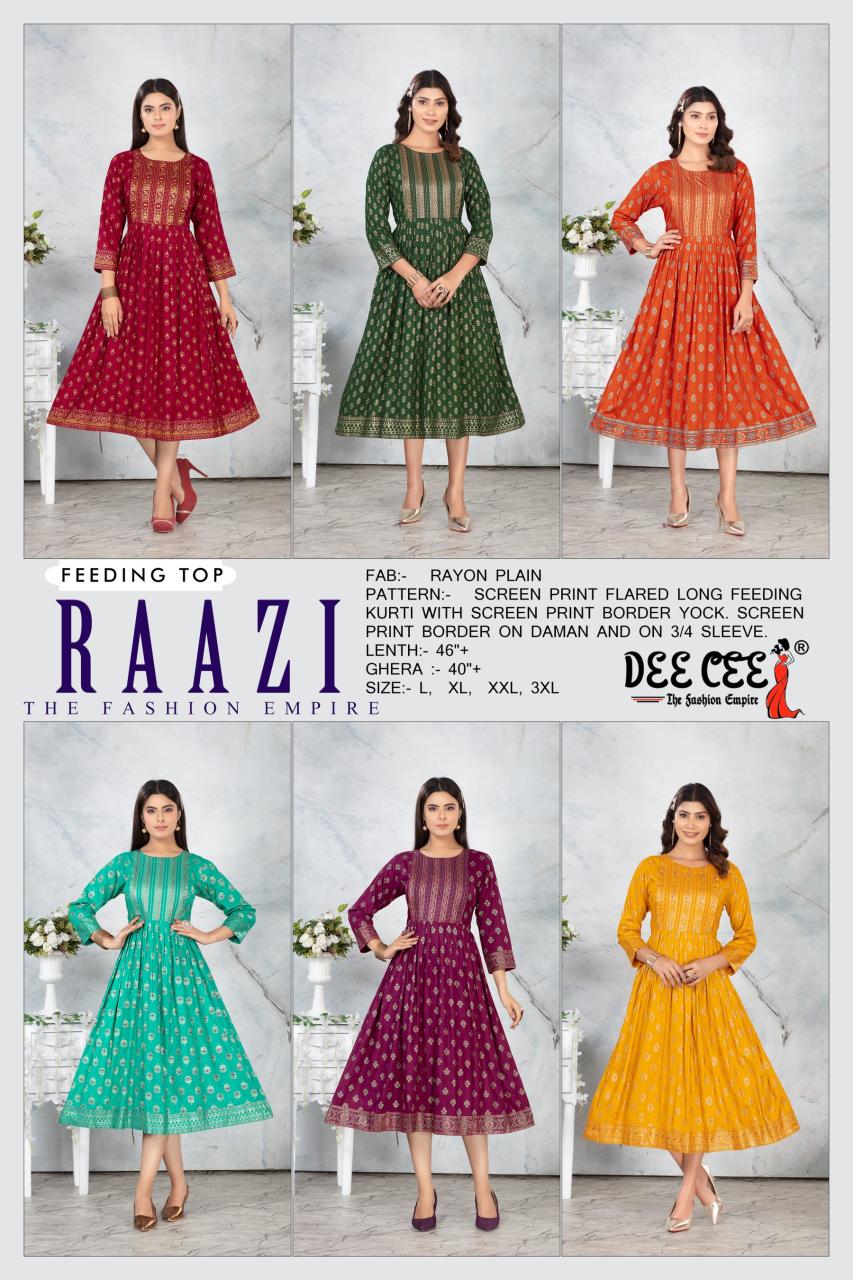 Deecee Raazi catalog wholesale manufacture kurtis