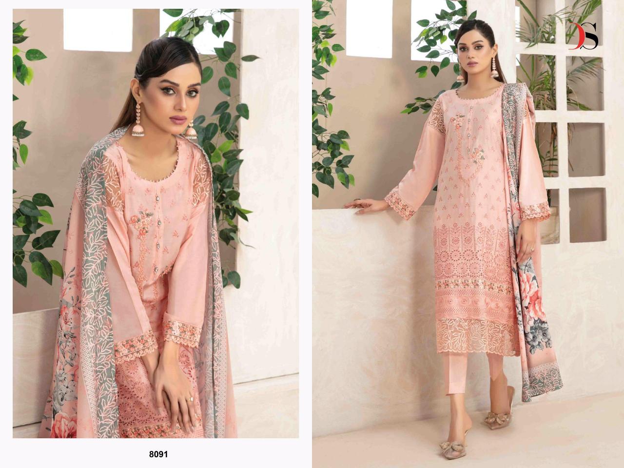 Deepsy Rangrasiya Lawn Vol 25 Vol 2 Catalog Chiffon Dupatta indiamart pakistani suits