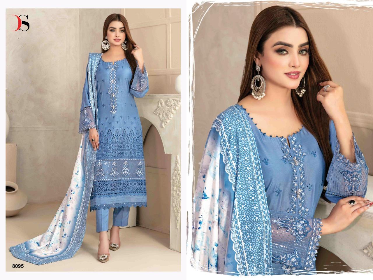 Deepsy Rangrasiya Lawn Vol 25 Vol 2 Catalog Chiffon Dupatta indiamart pakistani suits
