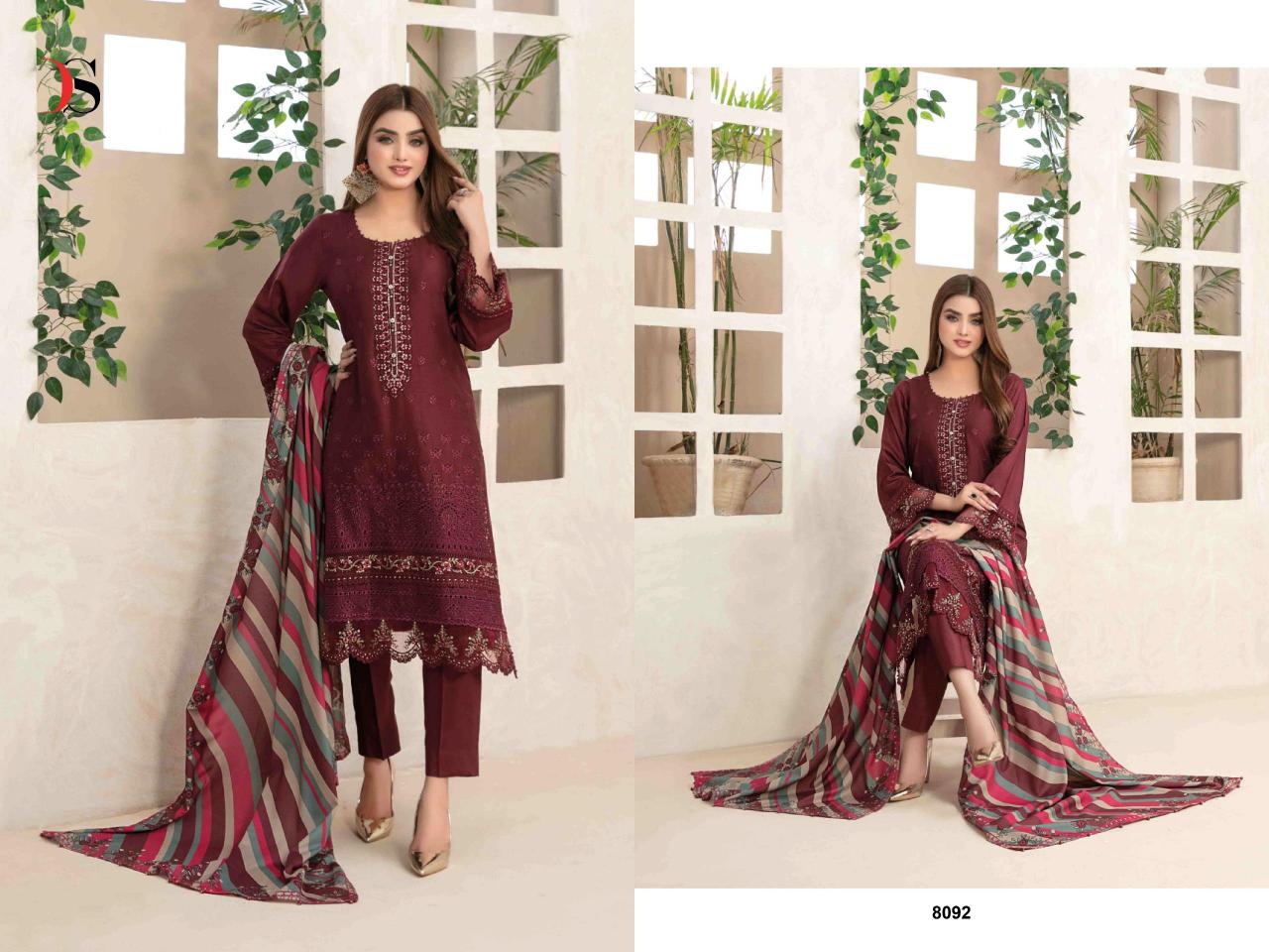 Deepsy Rangrasiya Lawn Vol 25 Vol 2 Catalog Chiffon Dupatta indiamart pakistani suits