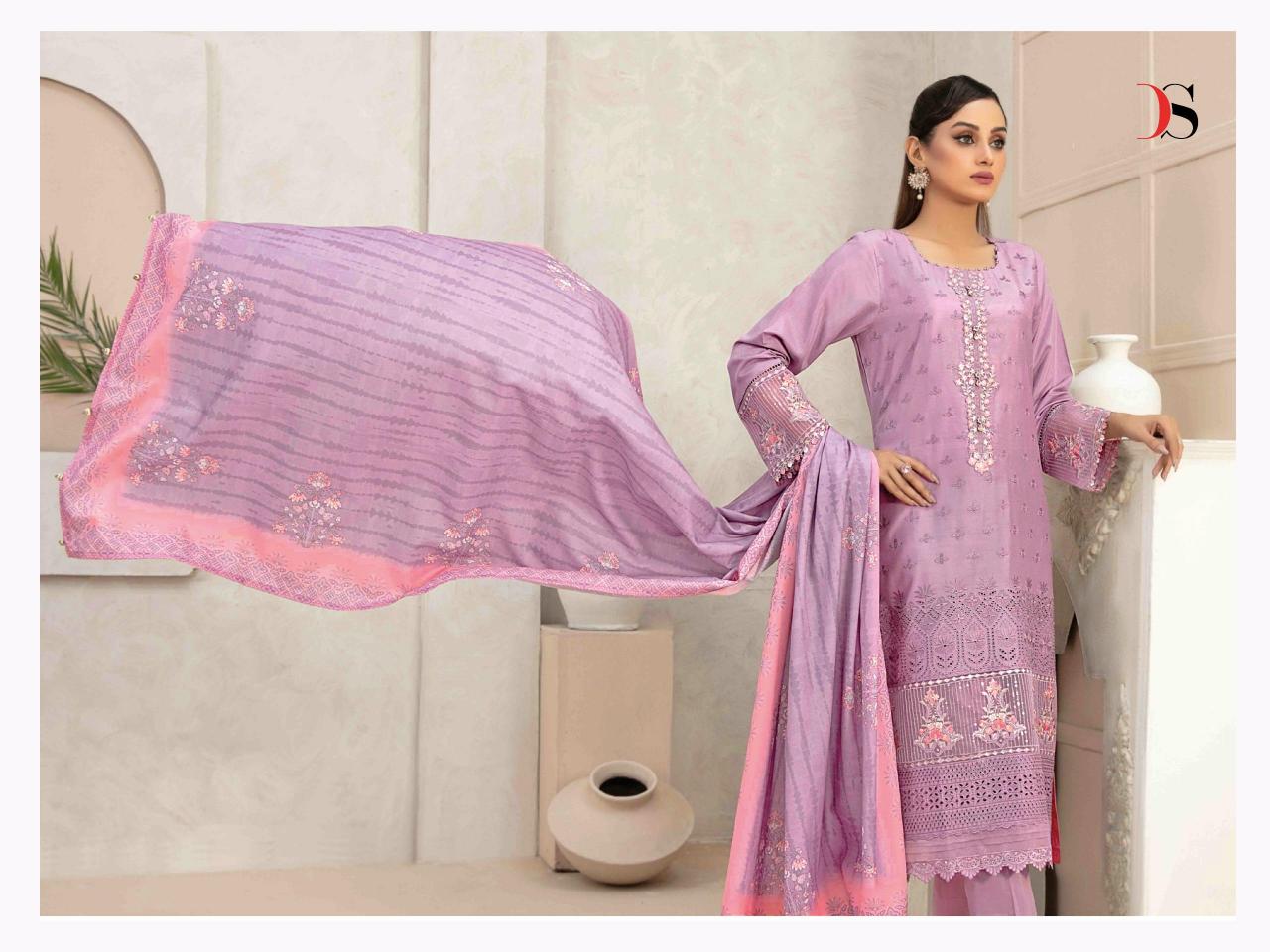 Deepsy Rangrasiya Lawn Vol 25 Vol 2 Catalog Chiffon Dupatta indiamart pakistani suits