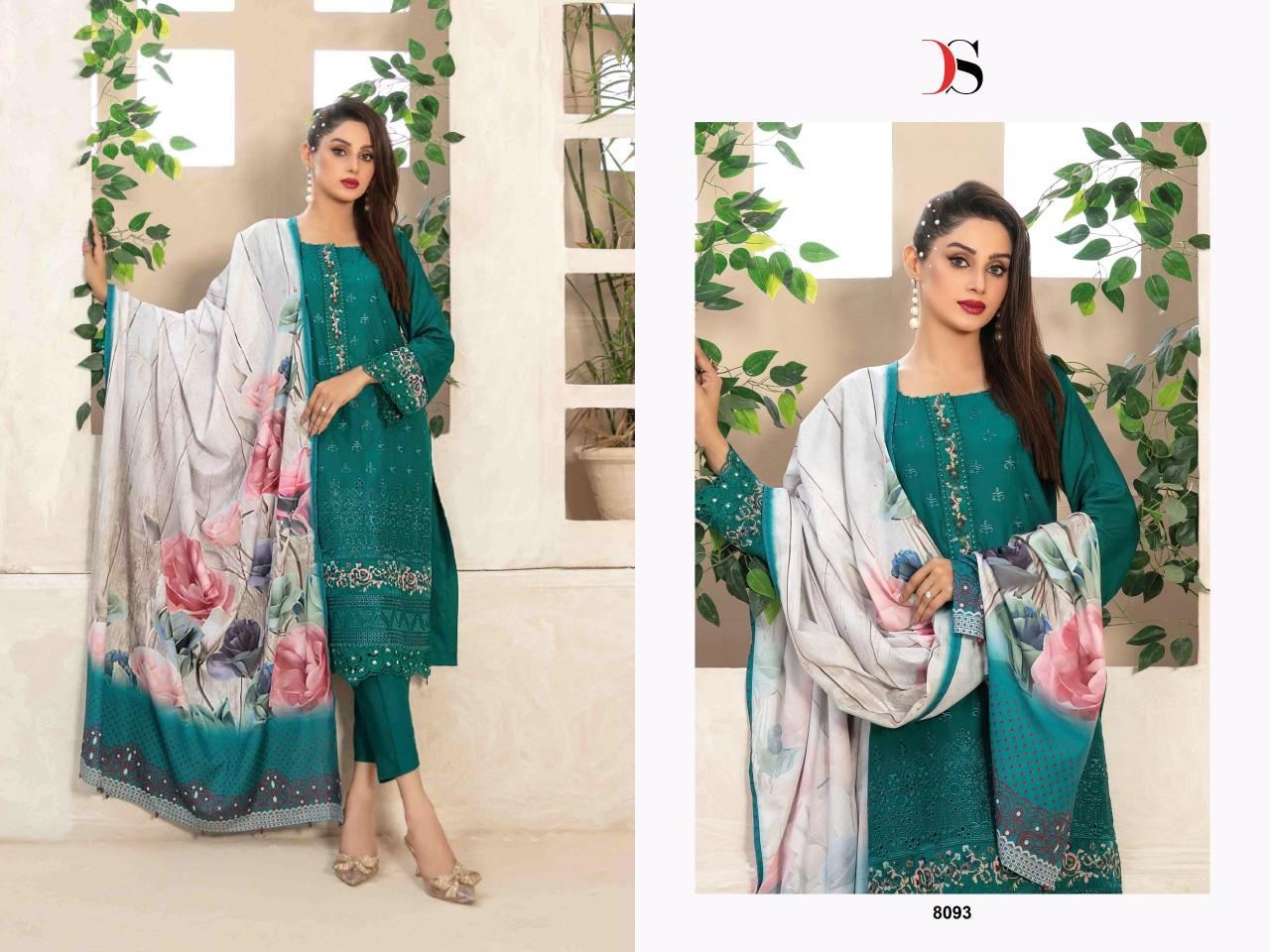Deepsy Rangrasiya Lawn Vol 25 Vol 2 Catalog Chiffon Dupatta indiamart pakistani suits
