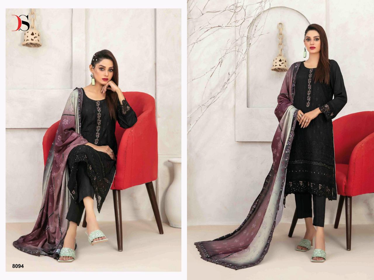 Deepsy Rangrasiya Lawn Vol 25 Vol 2 Catalog Chiffon Dupatta indiamart pakistani suits