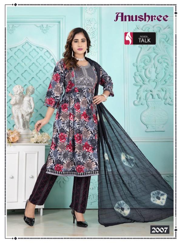 Fashion Talk Anushree Catalog kurti designs catalogue anarkali kurti