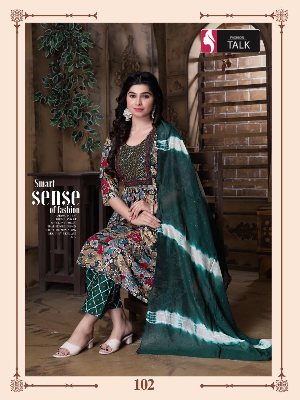 Fashion Talk Chahat VOL.0.1.2 Catalog kurti designs catalogue latest kurti design images