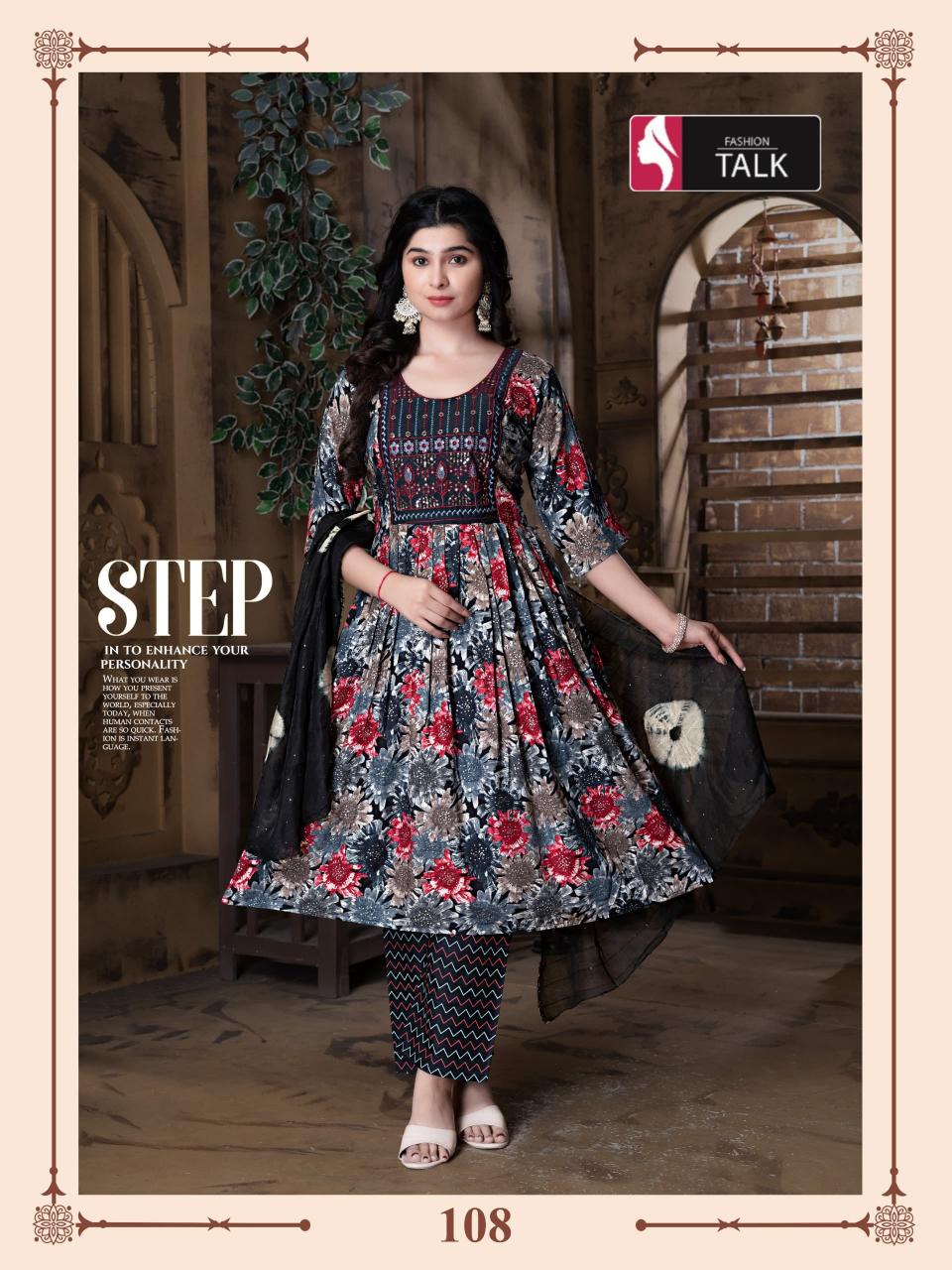 Fashion Talk Chahat VOL.0.1.2 Catalog kurti designs catalogue latest kurti design images