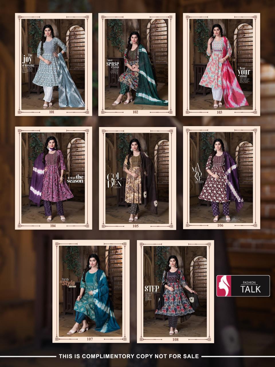 Fashion Talk Chahat VOL.0.1.2 Catalog kurti designs catalogue latest kurti design images