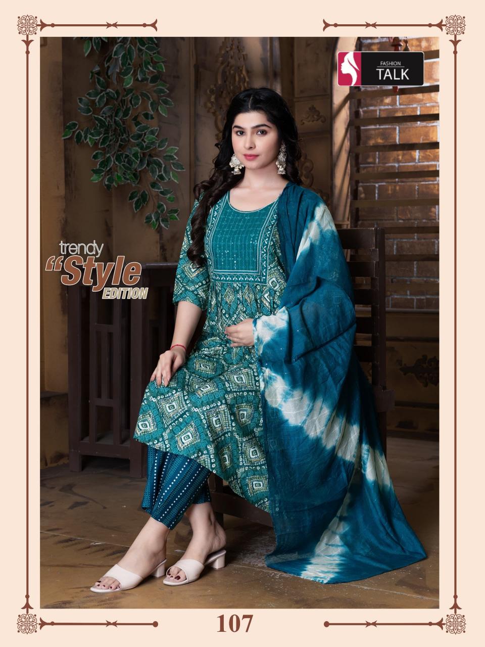 Fashion Talk Chahat VOL.0.1.2 Catalog kurti designs catalogue latest kurti design images