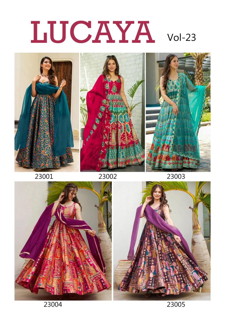 Felocity Lucaya Vol 23 Catalog women kurtis wholesaler and manufacturer chennai tamil nadu