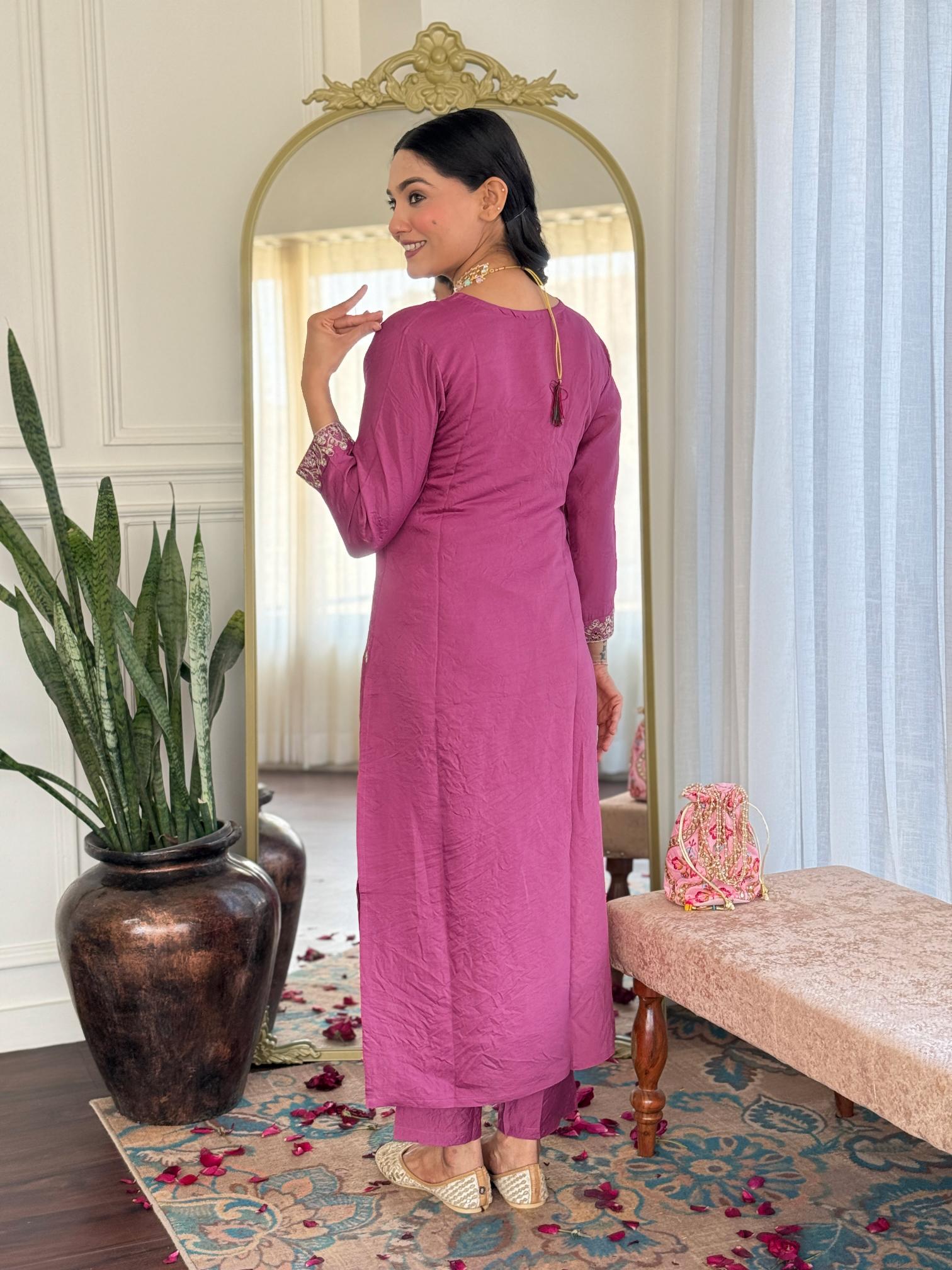 Felocity Nirvana 1 Viscose Chanderi Catalog Embroidered selfie kurti full catalogue