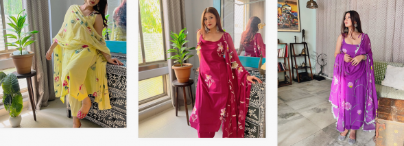 Felocity Satkaveri 1 Catalog Viscose French Crepe neck designs for kurtis catalogue