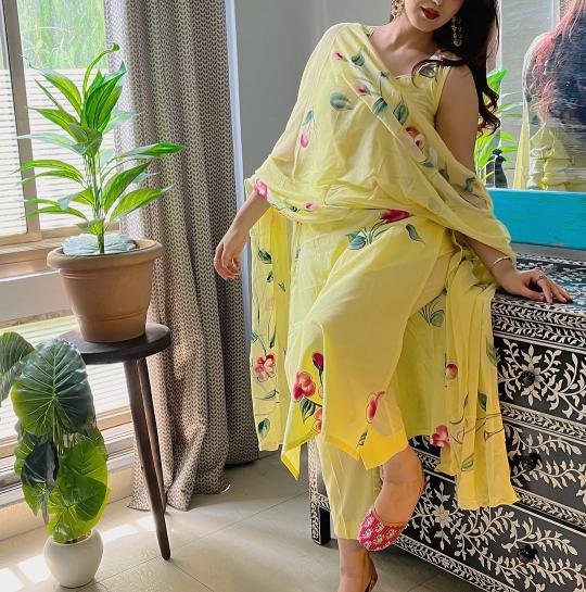 Felocity Satkaveri 1 Catalog Viscose French Crepe neck designs for kurtis catalogue