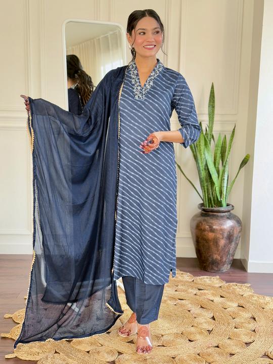 Felocity Sku Shreevalli catalog Muslin Embroidered kurti wholesale surat textile market