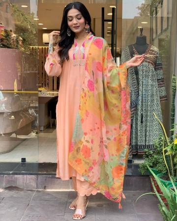 Felocity Sku Suhani 2 Catalog Rayon Slub Embroidered kajal kurtis catalogue