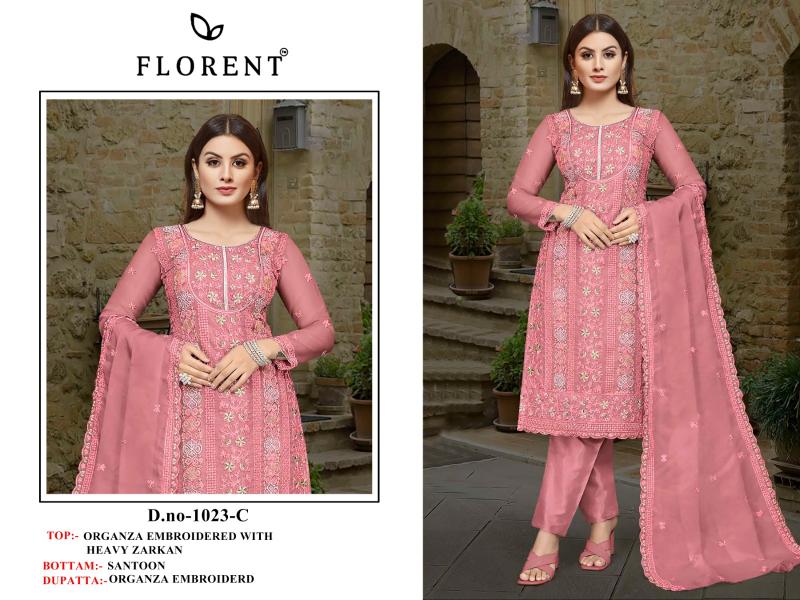 Florent 1023 ABCD Catalog pakistani suits in wholesale price