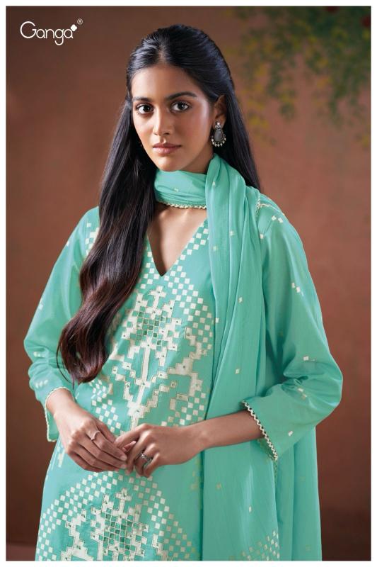 Ganga Belen 3227 catalog cotton printed salwar kameez designs