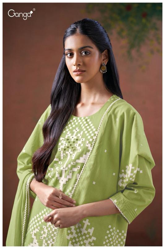 Ganga Belen 3227 catalog cotton printed salwar kameez designs