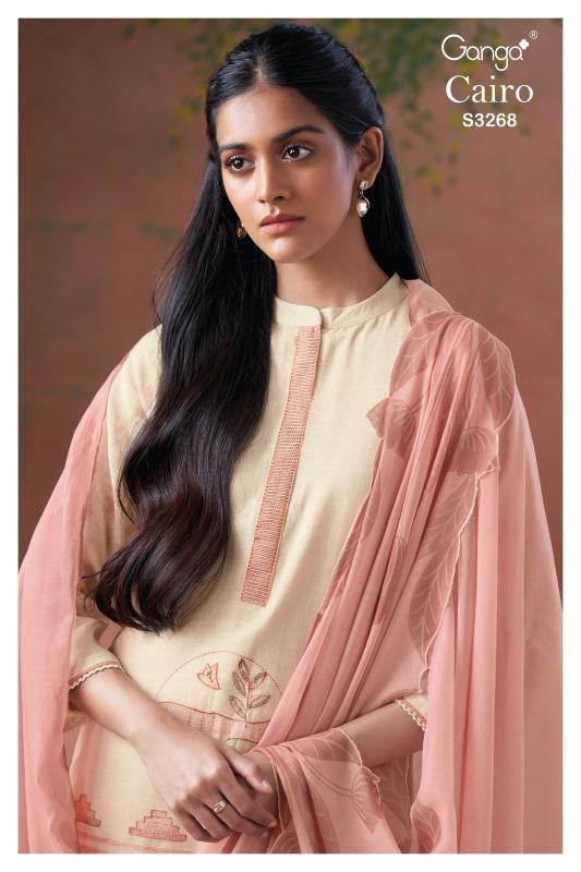 Ganga Cairo 3268 catalog lowest price salwar suit