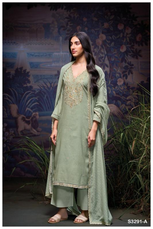 Ganga Caleah 3291 catalog pakistani cotton salwar suit 