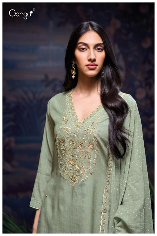 Ganga Caleah 3291 catalog pakistani cotton salwar suit 